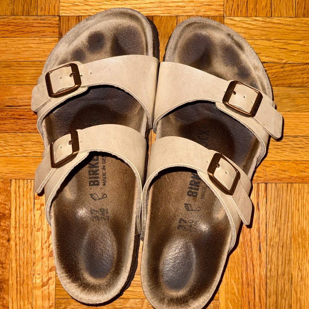 Birkenstock Arizona Women Sandals - Cream size 37